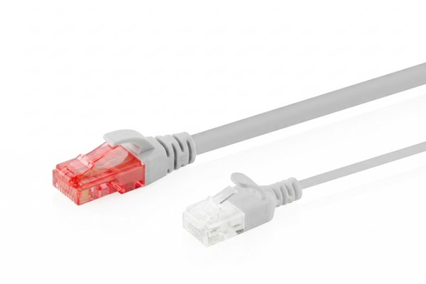 Digitus Καλώδιο Δικτύου CAT6 U/UTP Slim Patch 3m Γκρι