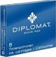 Diplomat Δοχεία Μελάνης για Πένα, Μπλε, 6 Τεμάχια (8246054)
