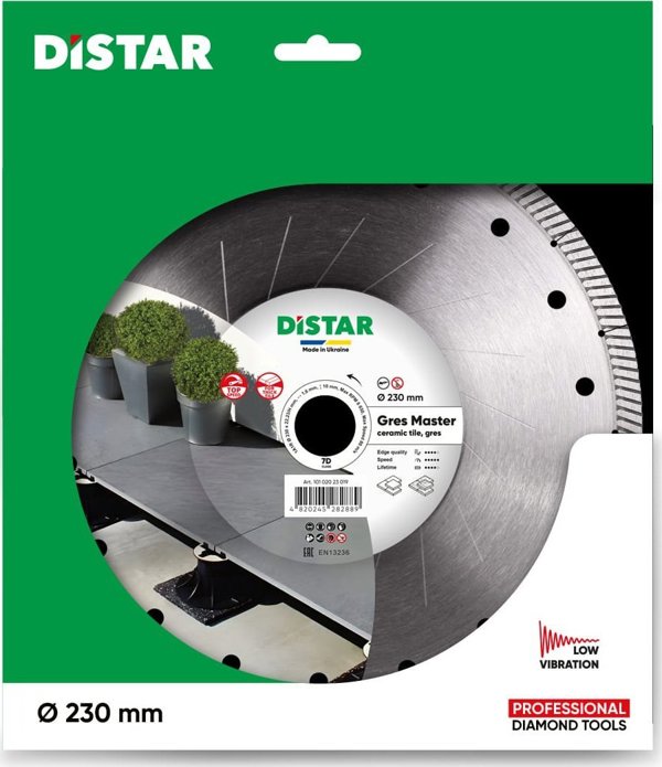 Distar Διαμαντόδισκος Κοπής 1A1R 230x22,23 Gres Master