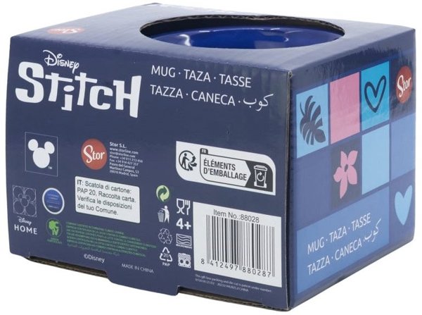 Disney Stitch - Kubek ceramiczny w pudelku prezentowym Stitch & Angel 355 ml