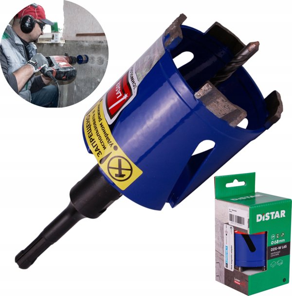 Διαμαντοκορώνα Distar DDS-W 68x65mm για Μπετόν (T-Concrete)
