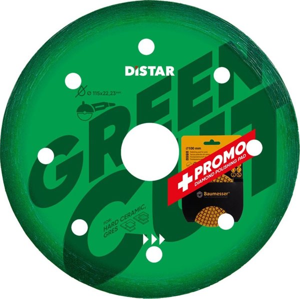 Distar Διαμαντόδισκος κοπής 1A1R 115x22,23 Green Cut