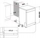 DISHWASHER FS W2F HD624X WHP