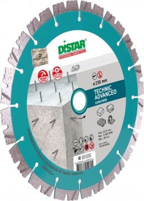 Διαμαντόδισκος Di-Star Technic Advanced 1A1RSS/C3-H, Universal, 150x2.3x22.23mm