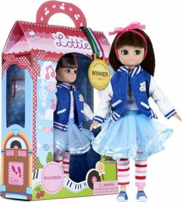 Disney Lottie lėlė - Rokenrolo asė