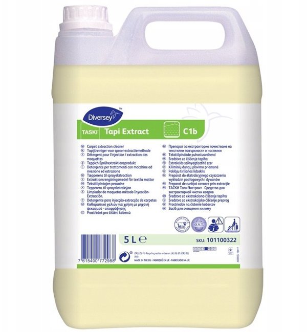 Diversey TASKI Tapi Extract C1b Καθαριστικό Χαλιών & Ταπετσαριών, Συμπυκνωμένο, 5L