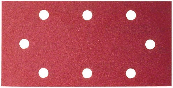 DIY Schleifblatt 93x230 mm, G80,  8 Löch
