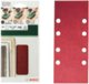 DIY Schleifblatt 93x185 mm, G120,  8 Löc