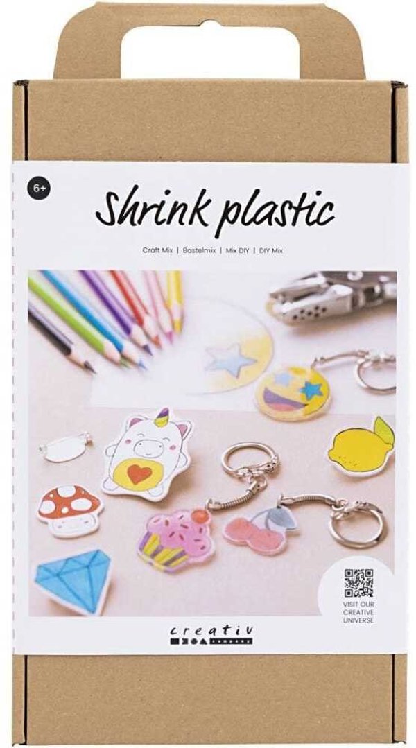 Diy Kit „Pasidaryk pats“ mišinys – susitraukiantis plastikas – priedai (977541)
