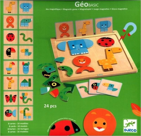 Djeco Djeco Μαγνητικό παιχνίδι - GeoBasic