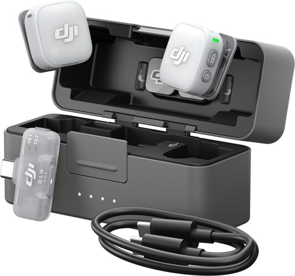 DJI Mic Mini 2 Ασύρματο Σύστημα Μικροφώνων (2 TX + 1 Mobile RX) με Φορτιζόμενη Θήκη