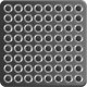 DJ TECHTOOLS DJ TECHTOOLS- MIDI FIGHTER 64 BLACK