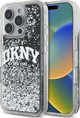 Θήκη DKNY για iPhone 16 Pro Max 6.9" Liquid Glitter Arch Logo - Μαύρη Σκληρή