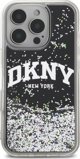 Θήκη DKNY για iPhone 16 Pro Max 6.9" Liquid Glitter Arch Logo - Μαύρη Σκληρή