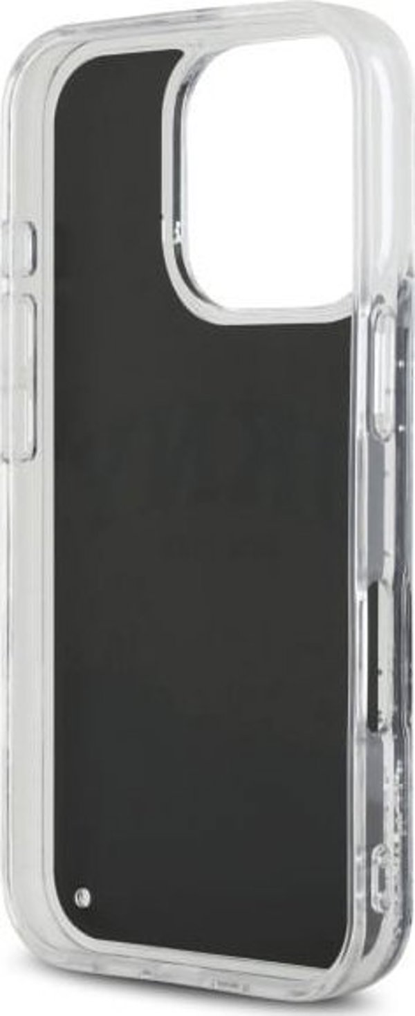 Θήκη DKNY για iPhone 16 Pro Max 6.9" Liquid Glitter Arch Logo - Μαύρη Σκληρή