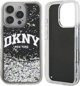 Θήκη DKNY Liquid Glitter Arch Logo για iPhone 16 Pro 6.3", Σκληρή, Μαύρη