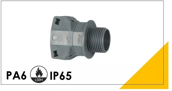 Dlawik do peszla ANA-QUICK M16x1,5-NW12 szary