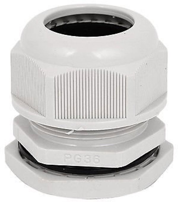 Dlawnica kablowa 25-33mm IP67 PG36 jasnoszara