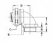 Dlawik do peszla Anaconda typ FCC DN 32 IP65 90 M32x1,5