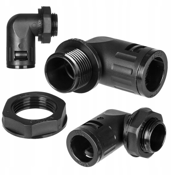 Dlawik do peszla 90 ANA-QUICK M20x1,5-NW12 - BLACK