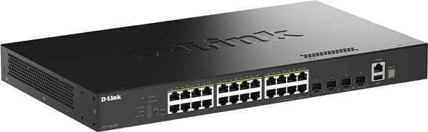 D-Link SmartPro DGS-1530-28P - Switch - Smart - 24 x 10/100/1000 (PoE+) + 4 x 10 Gigabit SFP+ - Desktop, an Rack montierbar - PoE+ (370 W)
