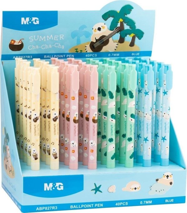 Dlugopis automatyczny Cha Cha nieb. (40szt) M&G