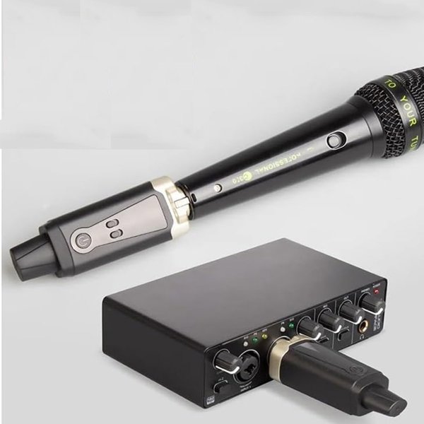 DNA WXLR1 bezprzewodowy system transmisji audio UHF USB-C +48V Phantom 2x adapter XLR/jack 6,35 mm zestaw