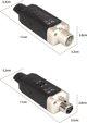 DNA WXLR1 bezprzewodowy system transmisji audio UHF USB-C +48V Phantom 2x adapter XLR/jack 6,35 mm zestaw