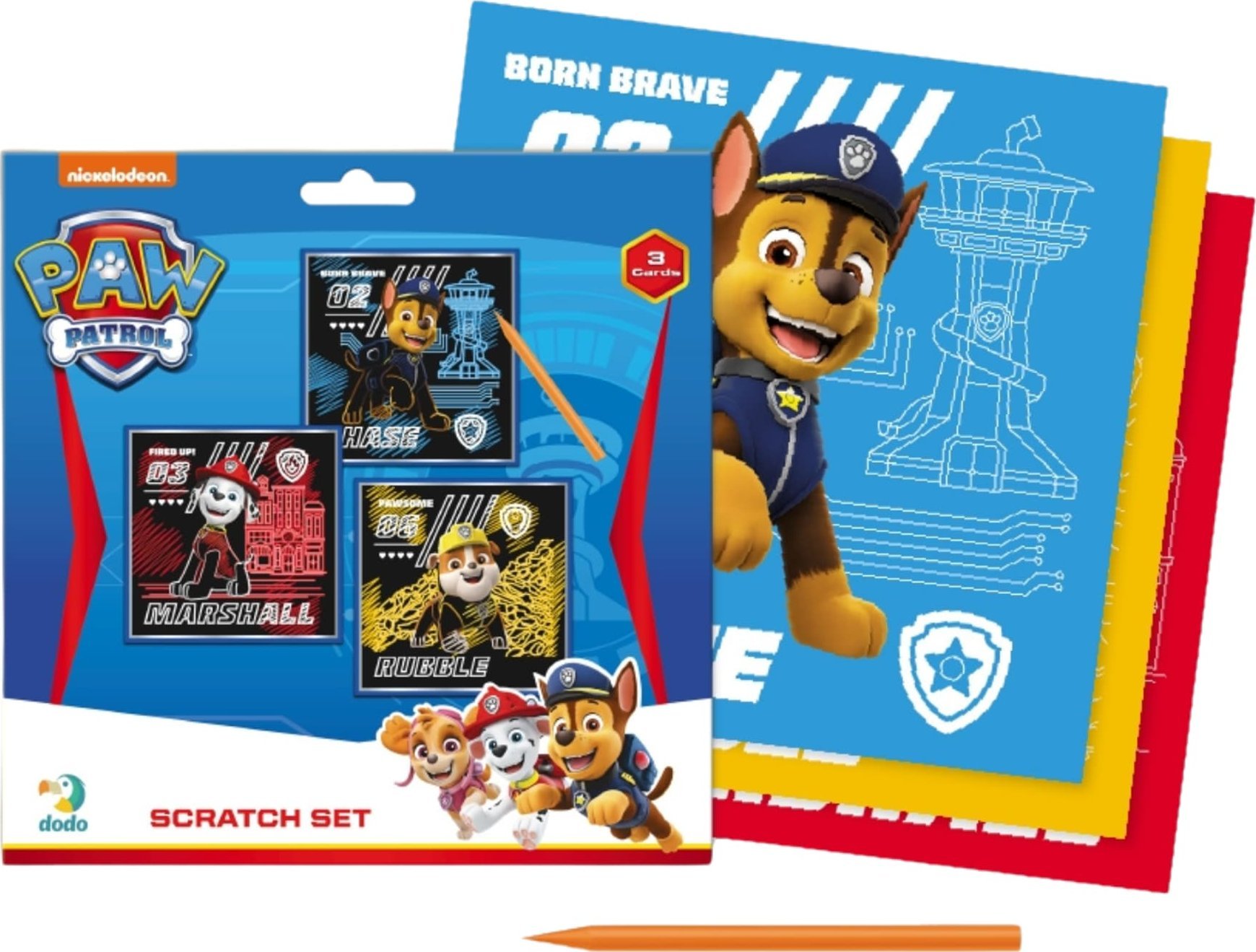 Getters | Dodo Καλλιτεχνικό Ξύσιμο PAW PATROL Σετ Ζωγραφικής με Μέθοδο ...