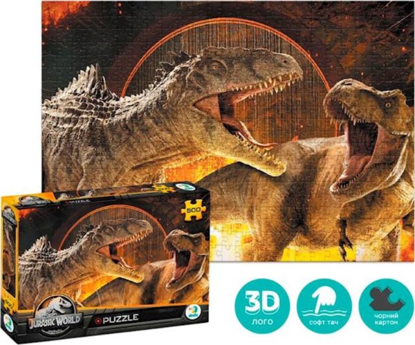 Dodo PUZZLE PARK JURASSIC 500 ΚΟΜΜΑΤΙΑ ΠΑΖΛ JURASSIC WORLD MEGA ΣΕΤ