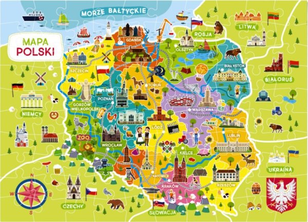 Dodo Puzzle Mapa Polski