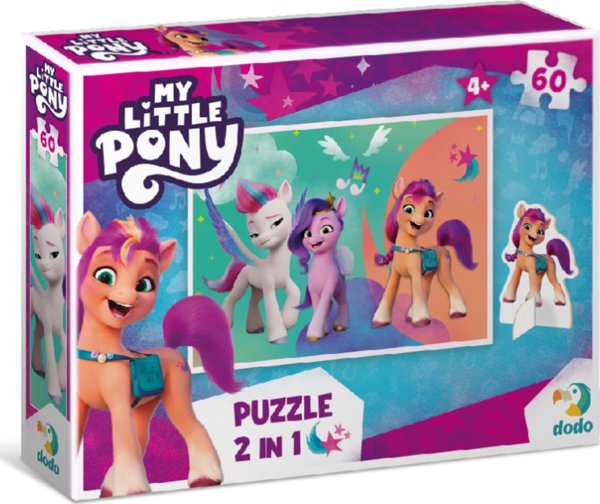 Dodo ΠΑΖΛ MY LITTLE PONY ΜΕ ΦΙΓΟΥΡΑ ΠΟΝΥ ΠΑΖΛ 60 ΚΟΜΜΑΤΙΑ ΓΙΑ ΠΑΙΔΙΑ