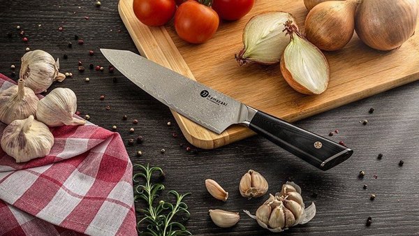 Doerr Damasko plieno peilis Kamazaki KZI005KN