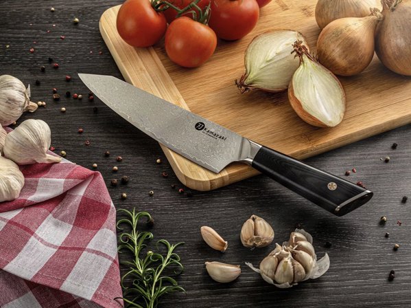 Doerr Damasko plieno peilis Kamazaki KZI005KN