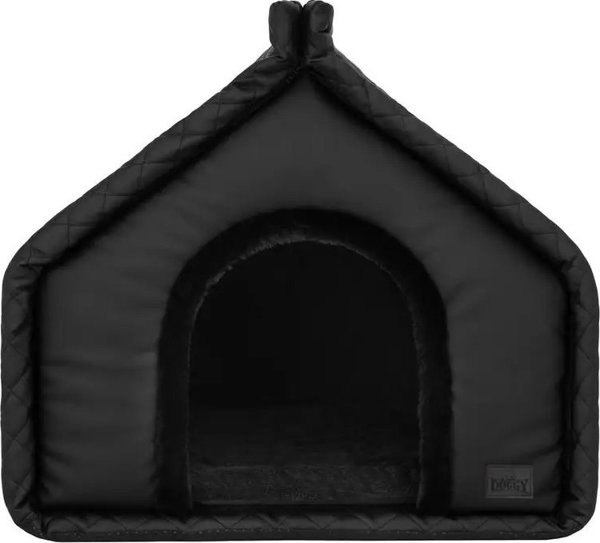 Doggy Σπιτάκι Σκύλου R3 Buda Diamond Black, Μονωμένο, Μαύρο