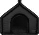 Doggy Σπιτάκι Σκύλου R3 Buda Diamond Black, Μονωμένο, Μαύρο