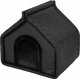 Doggy Σπιτάκι Σκύλου R3 Buda Diamond Black, Μονωμένο, Μαύρο