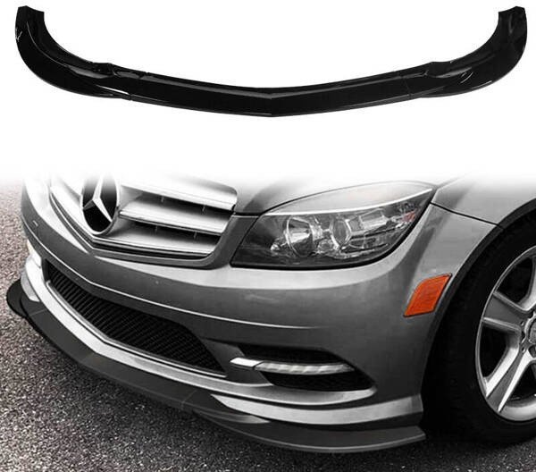 Dokladka Mercedes-Benz C W204 C204 S204 Facelift Zderzak Przod Gloss Black