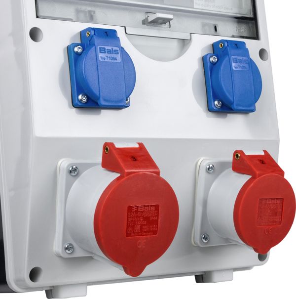 Doktorvolt ECO-S Κατανεμητής Ρεύματος Εργοταξιακός 32A/16A, 2x230V, Πρίζες Bals, IP44, 2664