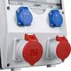 Doktorvolt ECO-S Κατανεμητής Ρεύματος Εργοταξιακός 32A/16A, 2x230V, Πρίζες Bals, IP44, 2664