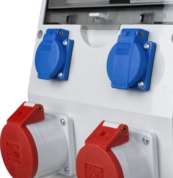 Doktorvolt ECO-S Κατανεμητής Ρεύματος Εργοταξιακός 32A/16A, 2x230V, Πρίζες Bals, IP44, 2664