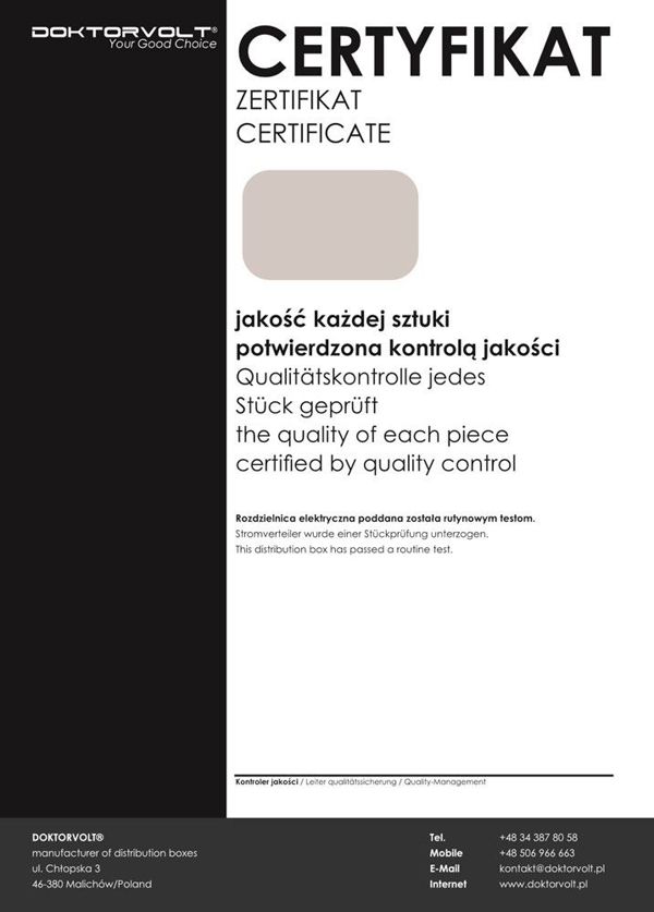 Doktorvolt ECO-S Κατανεμητής Ρεύματος Εργοταξιακός 32A/16A, 2x230V, Πρίζες Bals, IP44, 2664