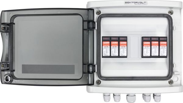 Doktorvolt Rozdzielnica PV Fotowoltaiczna Solarna 2-Stringowa DC 1000V T2 PG Phoenix Contact Doktorvolt 4432