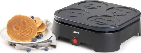 Domo Pancake Maker Emoji - Συσκευή για Pancakes - Μαύρο