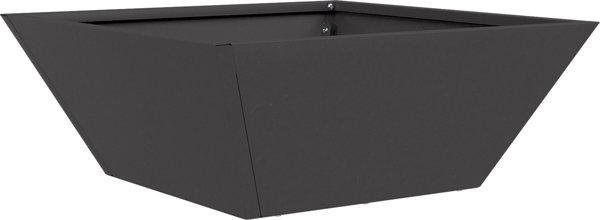 Donica Metalowa Czarna Metal 40 x 40 x 15 cm Donice