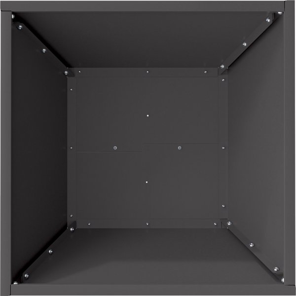 Donica Metalowa Czarna Metal 40 x 40 x 15 cm Donice