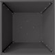 Donica Metalowa Czarna Metal 40 x 40 x 15 cm Donice