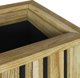 vidaXL Κασπώ Κήπου 33x33x65 εκ. από Εμποτισμένο Ξύλο Πεύκου με Ένθετο