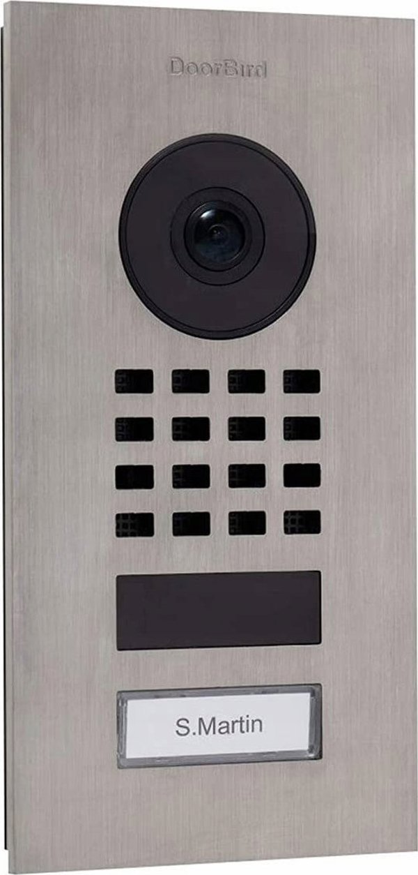 DoorBird D1101V IP Βιντεοθυροτηλέφωνο Εντοιχισμένο, Ανοξείδωτο Ατσάλι V4A