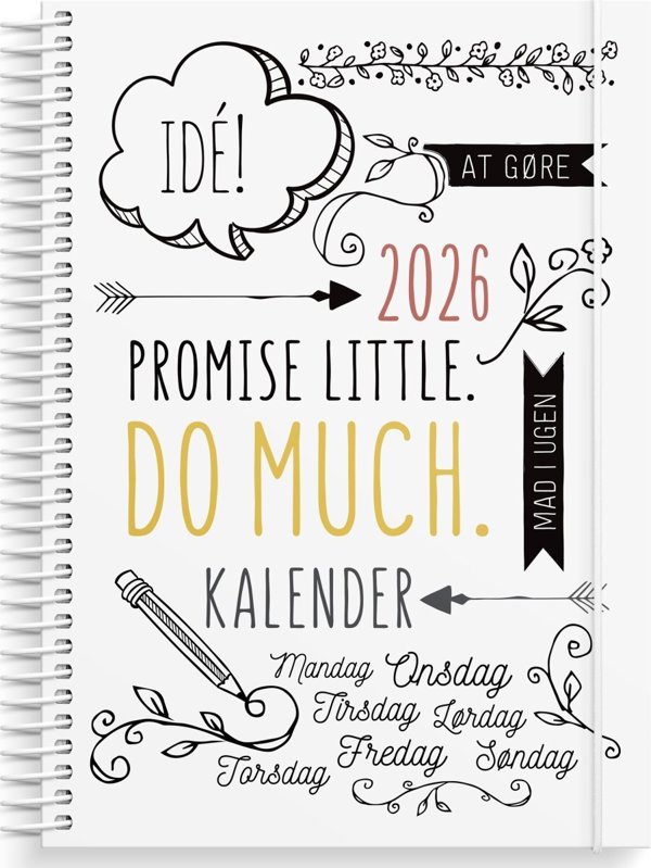 Doodle I A5 ugekalender 2026
